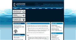 Desktop Screenshot of lakeshorebible.net